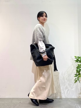 秋山 里織さん(レディース・158cm)の秋コーディネート