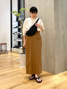 秋山 里織さん（レディース・158cm）の春コーディネート