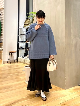 秋山 里織さん(レディース・158cm)の秋コーディネート