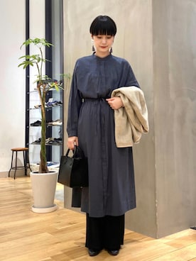 秋山 里織さん（レディース・158cm）の秋コーディネート