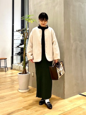 秋山 里織さん（レディース・158cm）の秋コーディネート