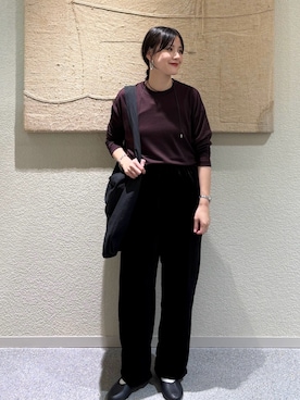 秋山 里織さん（レディース・158cm）の秋コーディネート