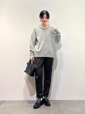 秋山 里織さん(レディース・158cm)の冬コーディネート