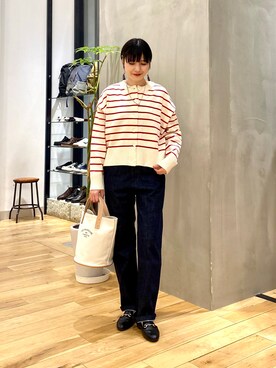 秋山 里織さん（レディース・158cm）の冬コーディネート