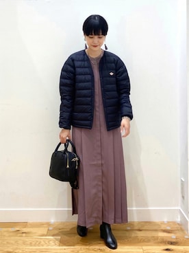 秋山 里織さん（レディース・158cm）の秋コーディネート