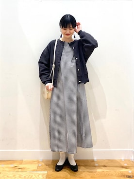 秋山 里織さん(レディース・158cm)の春コーディネート