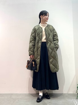 秋山 里織さん（レディース・158cm）の秋コーディネート