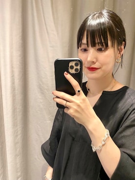 秋山 里織さん（レディース・158cm）の夏コーディネート