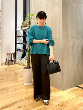 秋山 里織さん(レディース・158cm)の秋コーディネート