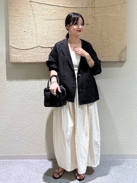 「アイテム（その他アウター）」を使った、saoriさん（レディース・158cm）の夏コーディネート