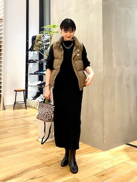 秋山 里織さん（レディース・158cm）の秋コーディネート