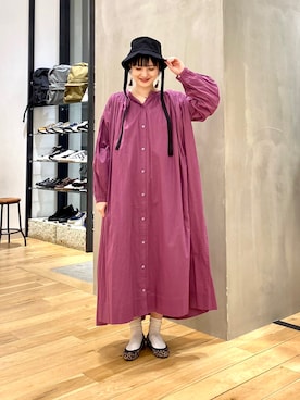 秋山 里織さん（レディース・158cm）の春コーディネート