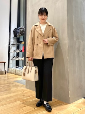 秋山 里織さん(レディース・158cm)の冬コーディネート