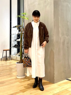 秋山 里織さん(レディース・158cm)の秋コーディネート