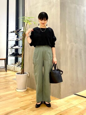 秋山 里織さん(レディース・158cm)の秋コーディネート