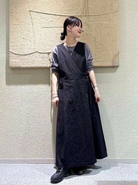 秋山 里織さん（レディース・158cm）の春コーディネート