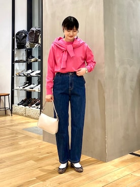 秋山 里織さん(レディース・158cm)の春コーディネート