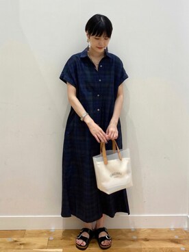 「orcival」｜「アイテム（アクセサリー）」を使った、saoriさん（レディース・158cm）の夏コーディネート