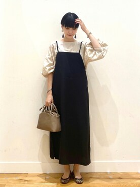 秋山 里織さん（レディース・158cm）の秋コーディネート