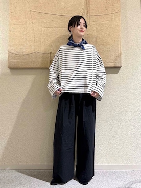 秋山 里織さん（レディース・158cm）の春コーディネート