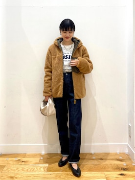 秋山 里織さん（レディース・158cm）の秋コーディネート