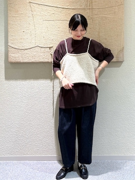 「秋フェスコーデ」｜秋山 里織さん（レディース・158cm）の秋コーディネート