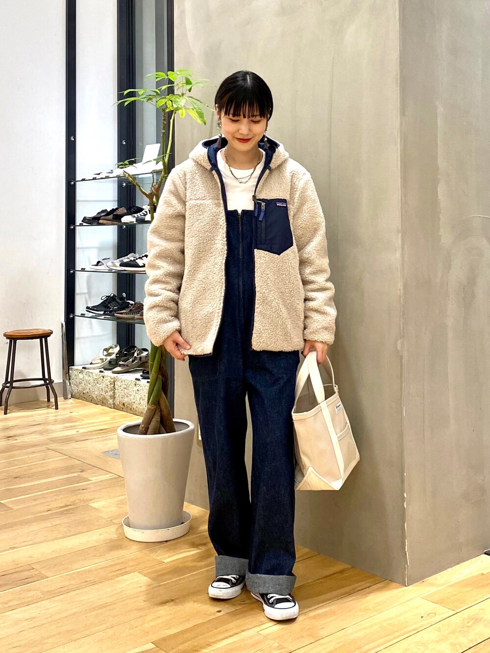 EKAL（エカル）の「EKAL レイクショアデニムサロペット