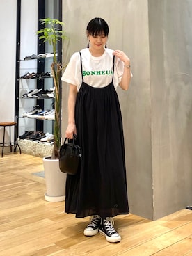 秋山 里織さん（レディース・158cm）の春コーディネート