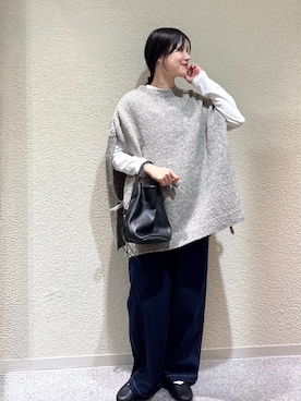 「アイテム（雑貨/ホビー）」を使った、秋山 里織さん（レディース・158cm）の秋コーディネート