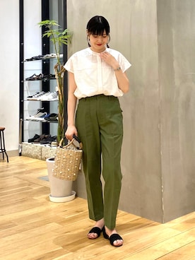 秋山 里織さん(レディース・158cm)の春コーディネート