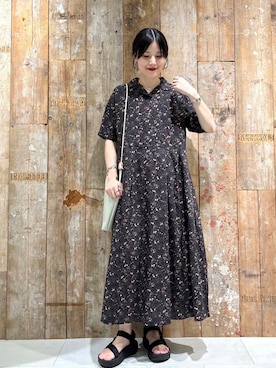 秋山 里織さん（レディース・158cm）の春コーディネート