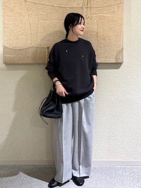 「アイテム（雑貨/ホビー）」を使った、秋山 里織さん（レディース・158cm）の秋コーディネート
