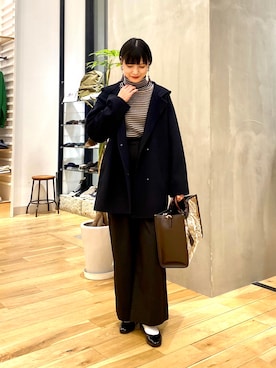 秋山 里織さん（レディース・158cm）の秋コーディネート