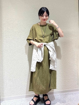 秋山 里織さん(レディース・158cm)の夏コーディネート