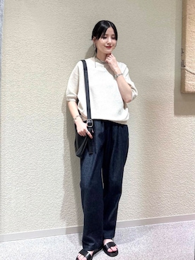 秋山 里織さん（レディース・158cm）の春コーディネート