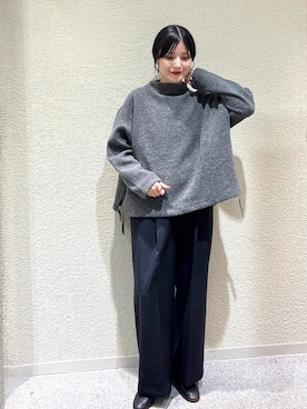 「アイテム（その他トップス）」を使った、秋山 里織さん（レディース・158cm）の秋コーディネート