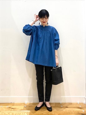 秋山 里織さん（レディース・158cm）の春コーディネート