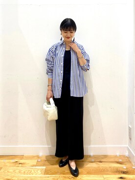 秋山 里織さん（レディース・158cm）の夏コーディネート