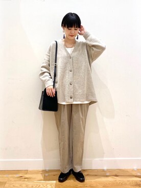 秋山 里織さん(レディース・158cm)の秋コーディネート