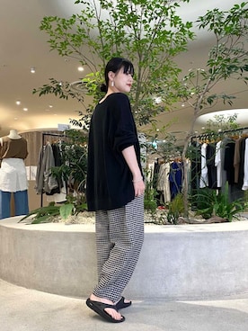 秋山 里織さん(レディース・158cm)の夏コーディネート