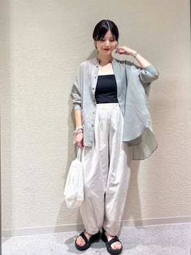 カラーコクーンパンツを使った人気ファッションコーディネート - WEAR