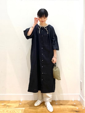 秋山 里織さん（レディース・158cm）の春コーディネート