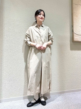 秋山 里織さん（レディース・158cm）の春コーディネート