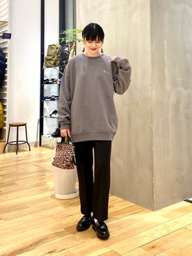 「マイベストコーデ2022」｜「アイテム（その他シューズ）」を使った、saoriさん（レディース・158cm）の冬コーディネート