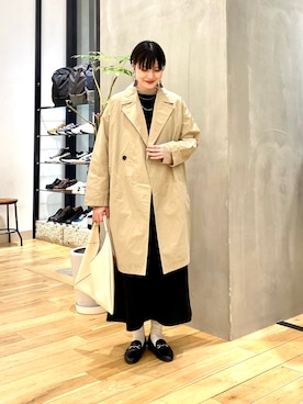 秋山 里織さん(レディース・158cm)の冬コーディネート