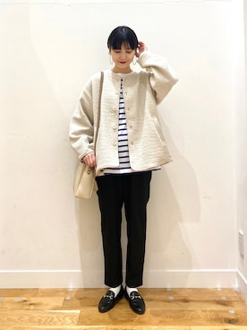 秋山 里織さん(レディース・158cm)の冬コーディネート