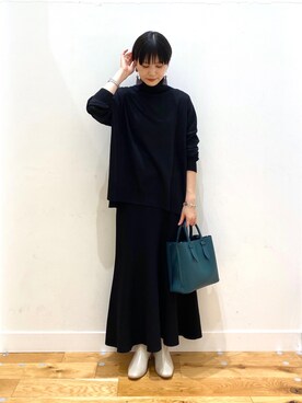 秋山 里織さん（レディース・158cm）の秋コーディネート