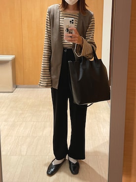 m .さん（レディース・160cm）の秋コーディネート