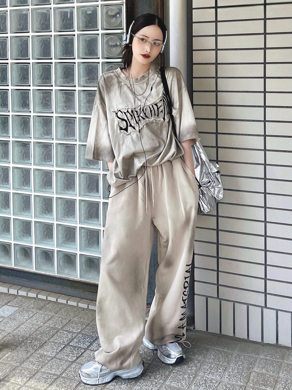 HARSH and CRUEL WIDE LOOSE SWEAT 切り替えスウェットパンツ HARSH and CRUEL 】 WIDE LOOSE SWEAT PANTS 切り替えスウェット