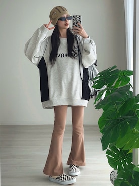 T Λ Eさん（レディース・158cm）の春コーディネート